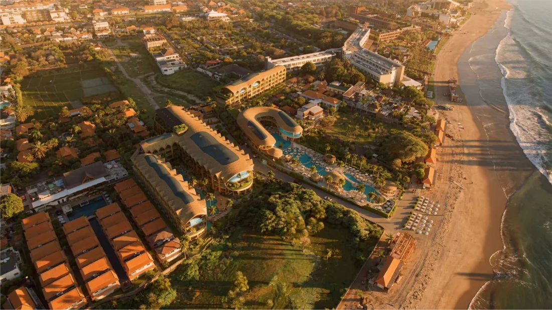 Concept rendering of a beachfront resort in Bali