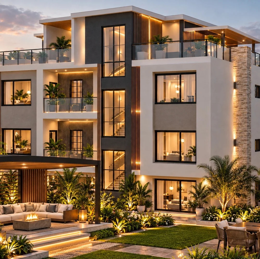 Concept rendering of a residential development in Jamaica